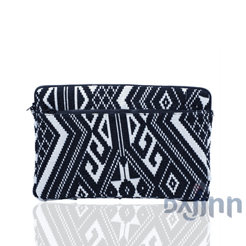 Dajinn Black Monochrome Pocket Laptop/Tablet Sleeve