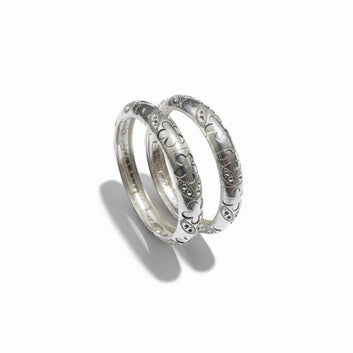 Mehrab Spiral Arch Pure Brass Oxidized Kada