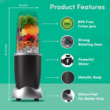 Dajinn Nutri Bullet Personal Blender for Smoothies, High-Speed Mixer Powerful 600 W Moter