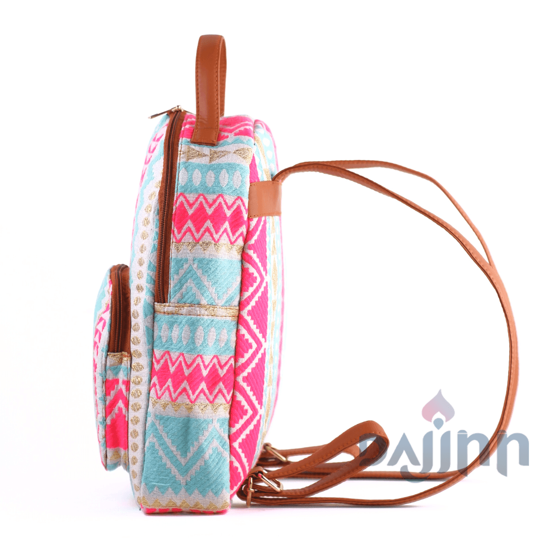 Dajinn Pink Summer Large Backpack