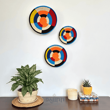 Indian Summer Sabai Wall Basket (Set of 3)