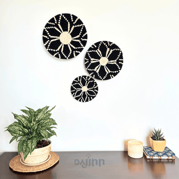 Midnight Star Sabai Wall Basket (Set of 3)