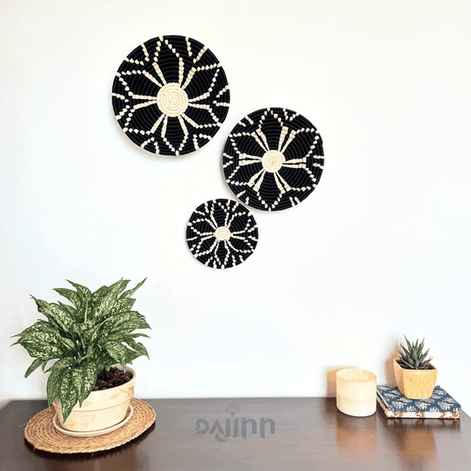 Midnight Star Sabai Wall Basket (Set of 3)