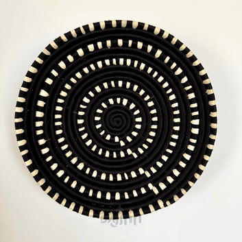 Midnight Swirls Sabai Wall Basket (Set of 3)