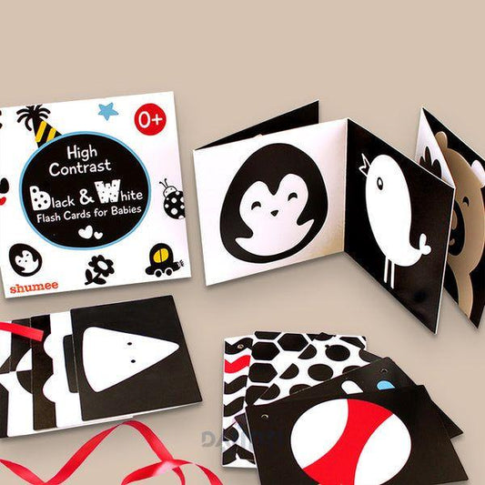 DaJinn High Contrast Black & White Flash Cards for Babies (0 Months+)
