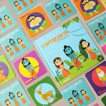 DaJinn Ramayana Games Combo - 20 Memory Card, 52 Snap Card & Book (Age 4 Years+)