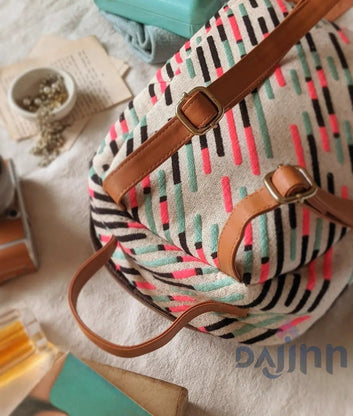 Dajinn Bubblegum Pink Backpack and Envelope Wallet Set