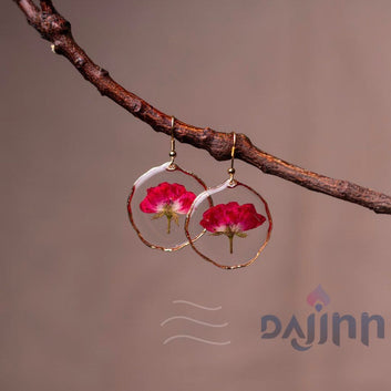 Dajinn Rose Earrings – Elegant Floral Charm