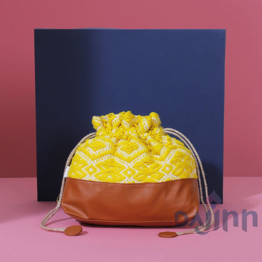 Dajinn Sunshine Geometry Potli Pouch