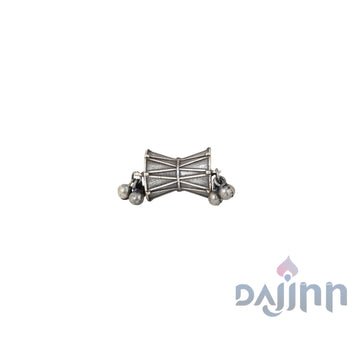 Dajinn Ghavni Silver Oxidised Ring