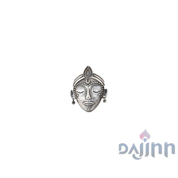 Dajinn Sauhrida Silver Oxidised Ring