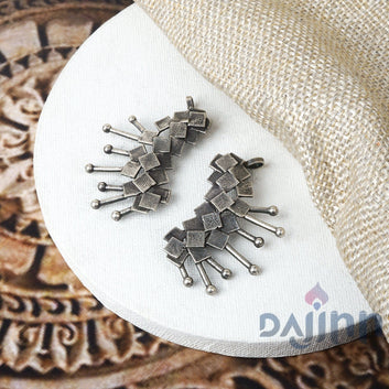 Dajinn Aalaya Silver Oxidised Earcuff