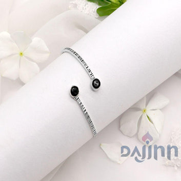 Bhamini Black Silver Oxidized Bracelet