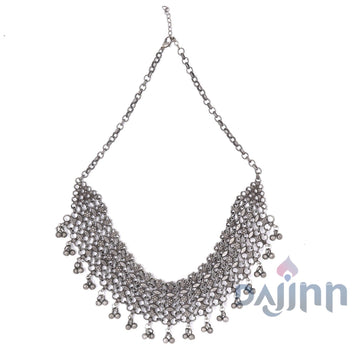 Dajinn Alvira Antique Silver Polish Necklace