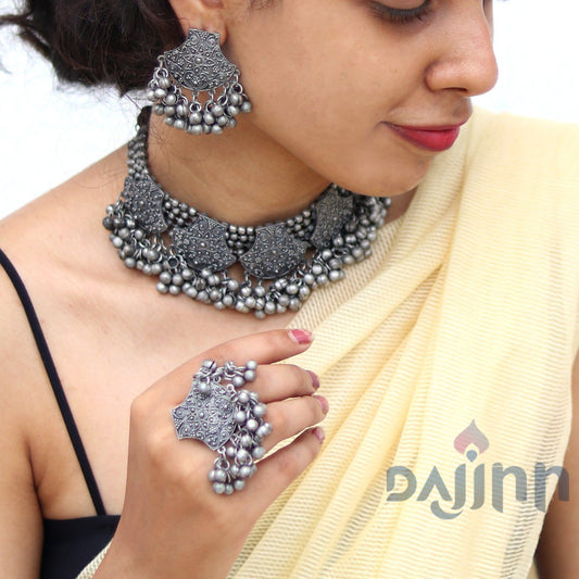 Dajinn Jiera Choker Necklace Set