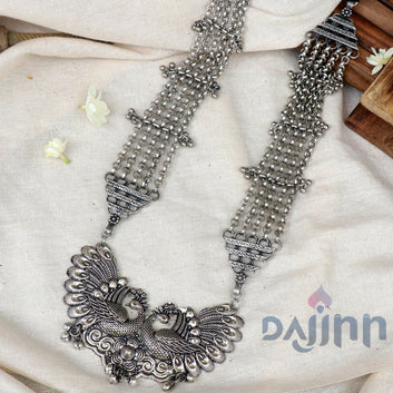 Dajinn Anika Peacock Long Necklace