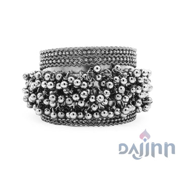 Dajinn Sapna Silver Oxidised Jewelry Gift Set