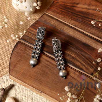 Dajinn Aalina Silver Oxidised Earrings