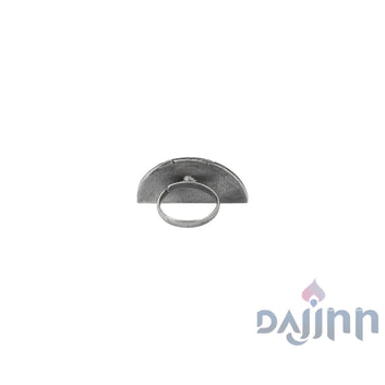 Dajinn Aagam Silver Oxidised Ring