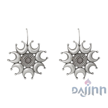 Dajinn Kyra Silver Oxidised Earrings