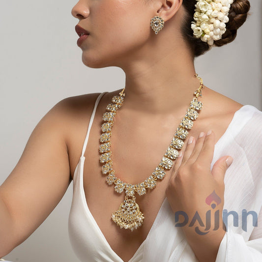 Dajinn Jayani Pearl and Polki Necklace