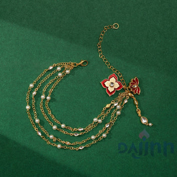 Apna Adda Maroon Bracelet