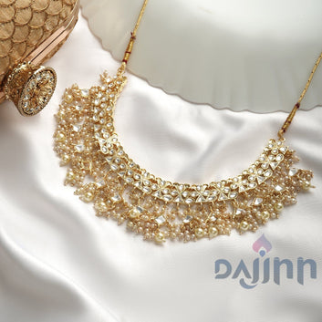 Dajinn Nitaraa Pearl and Polki Necklace