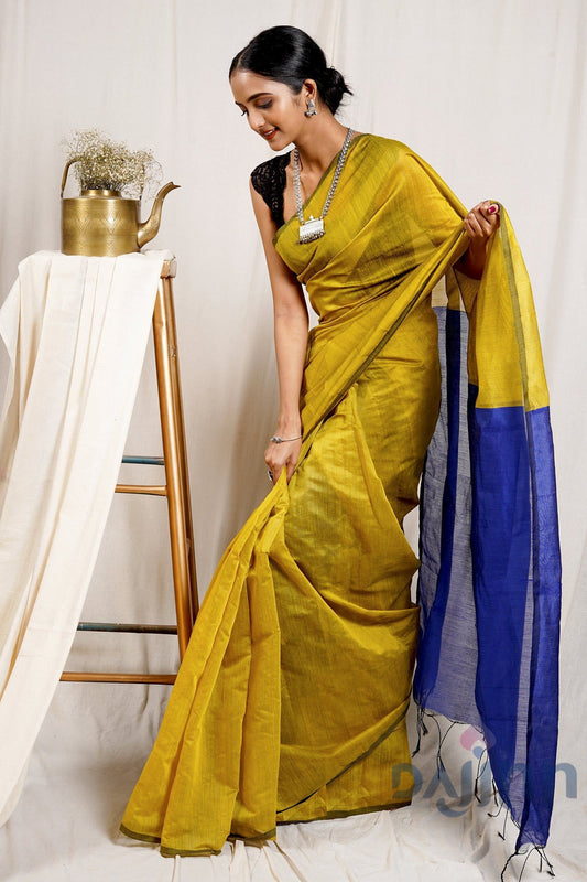 AYSR Boutique Juniper Khadi Cotton Silk Saree