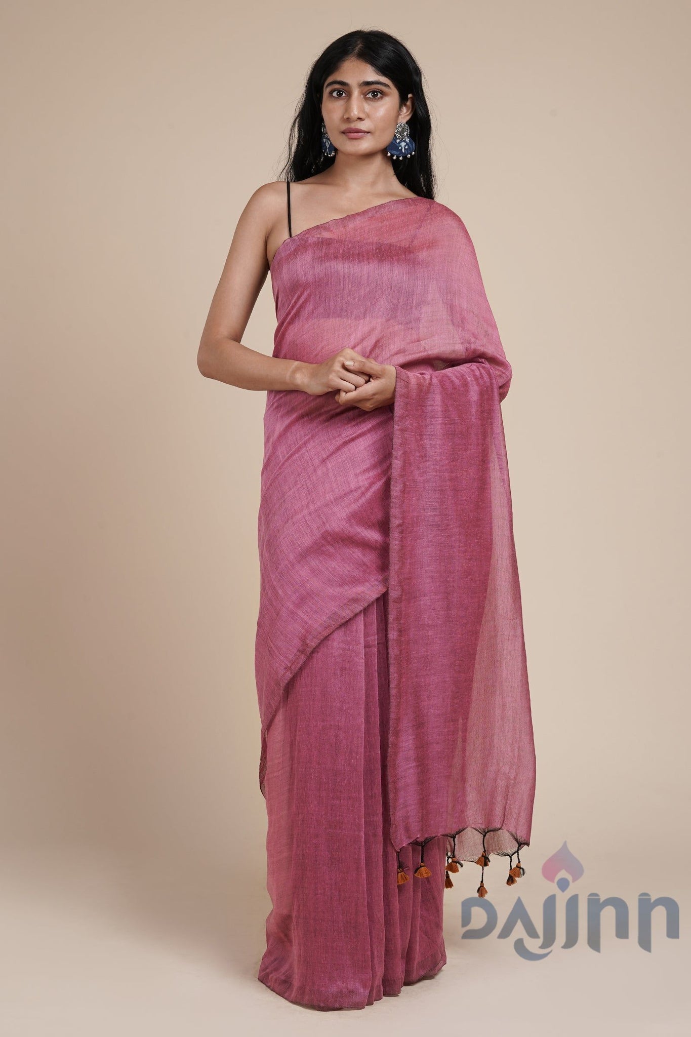 AYSR Boutique Takshi Onion Pink  Mulmul Saree