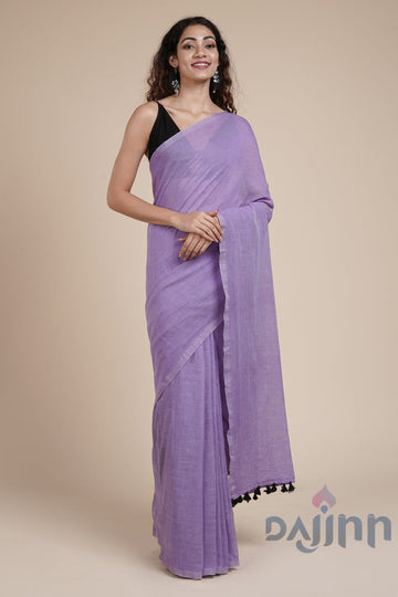 AYSR Boutique Takshi Lavender Mulmul Saree