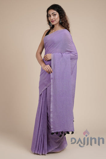 AYSR Boutique Takshi Lavender Mulmul Saree