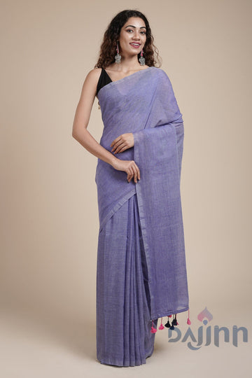 AYSR Boutique Takshi Light Purple Mulmul Saree