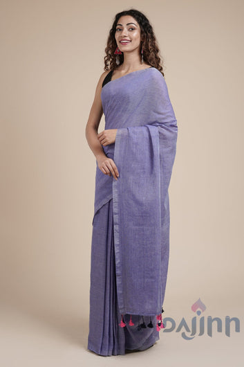 AYSR Boutique Takshi Light Purple Mulmul Saree