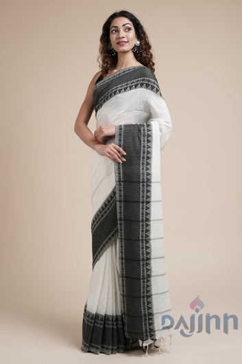 AYSR Boutique Jaina Off White Handwoven Saree