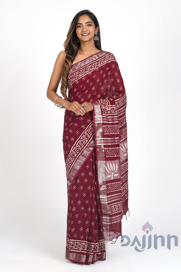 AYSR Boutique Damayanti Linen Saree