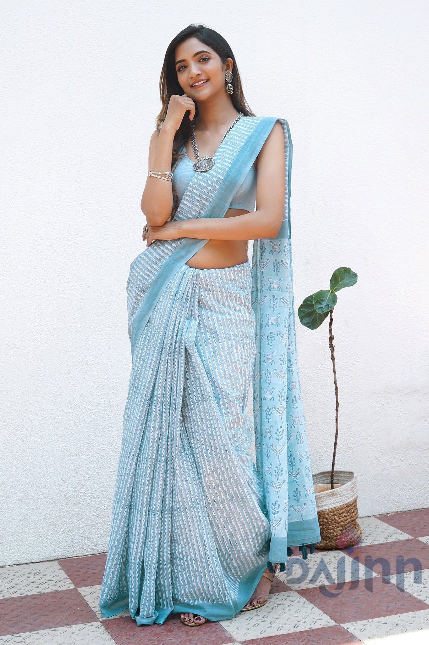 AYSR Boutique Shubhra Mulmul Cotton Saree