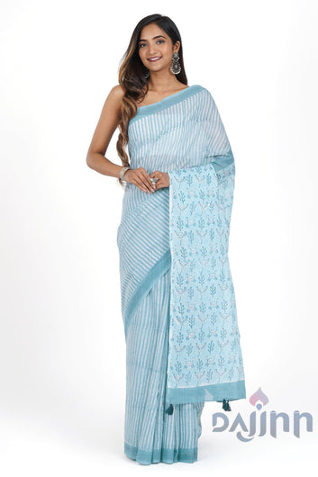 AYSR Boutique Shubhra Mulmul Cotton Saree