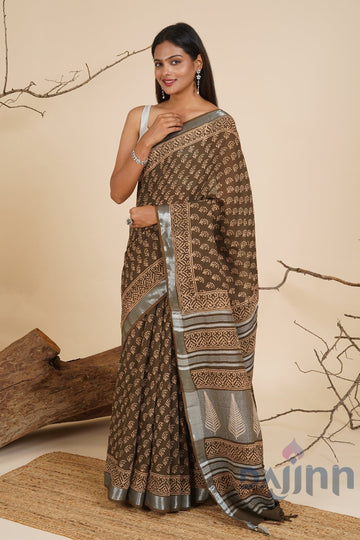 AYSR Boutique Swaroopa Linen Saree