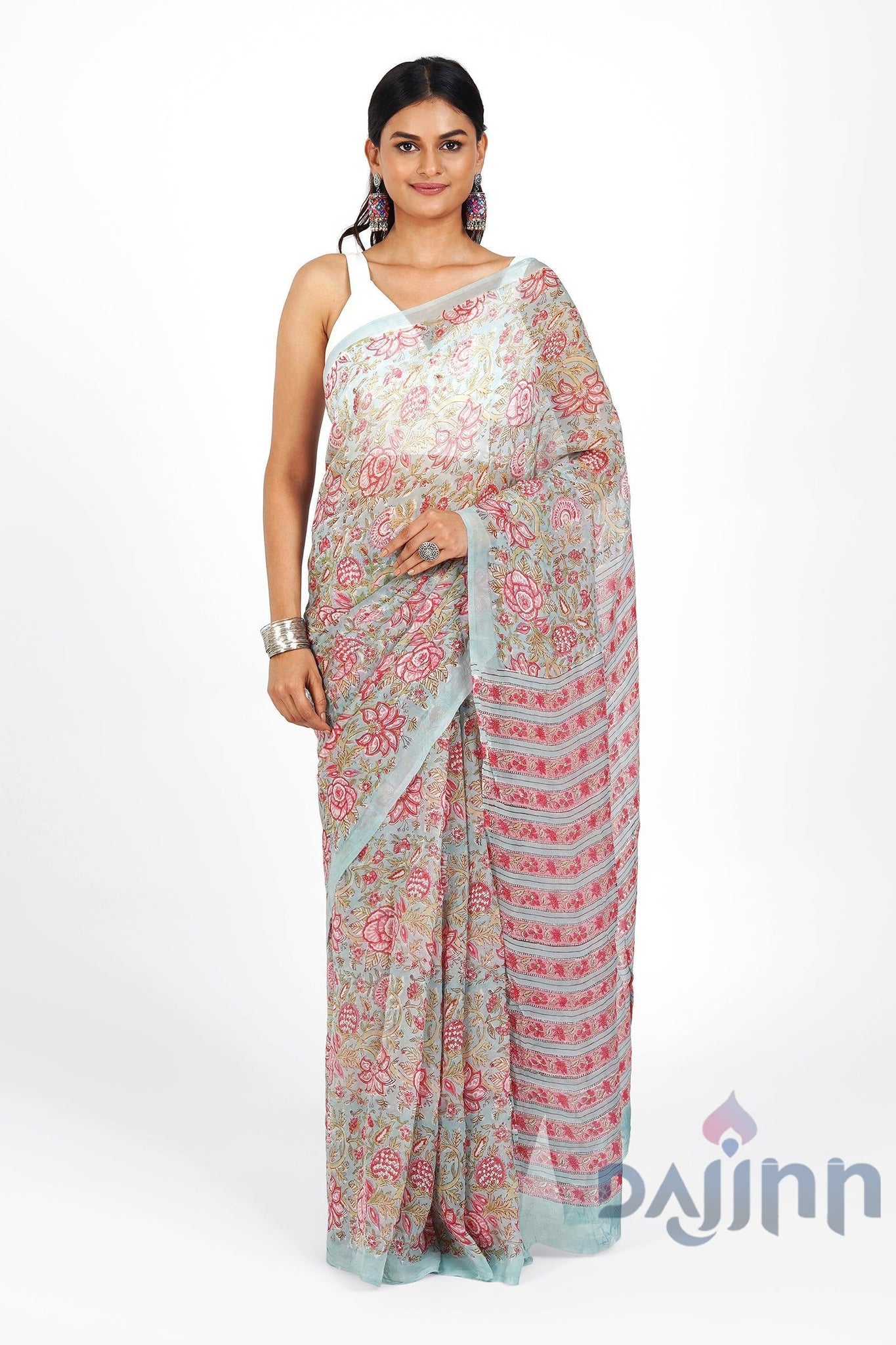 AYSR Boutique Sheer Serenity Organza Saree