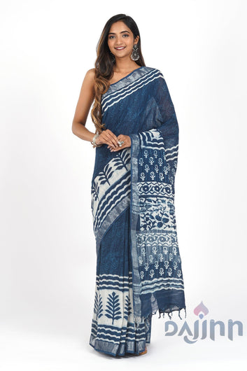 AYSR Boutique Coastal Linen Saree