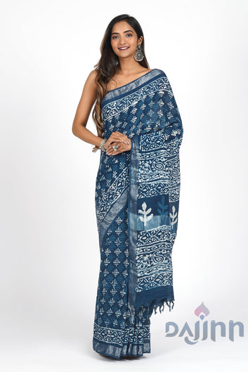 AYSR Boutique Ethereal Navy Saree