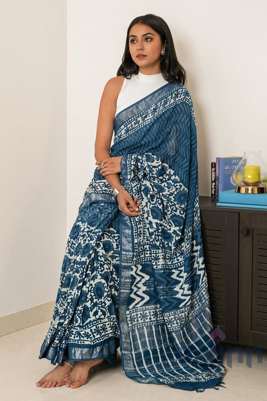 AYSR Boutique Sapphire Serenity Saree