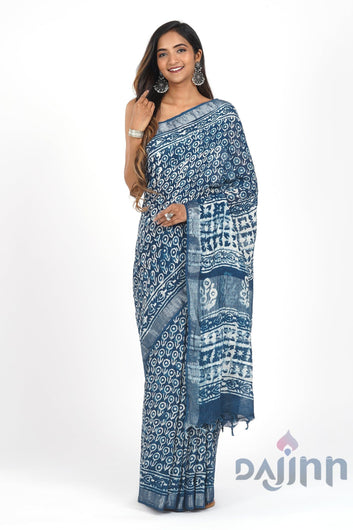 AYSR Boutique Velvet Nightfall Saree