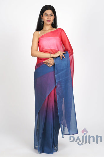 AYSR Boutique Enchanting Ember Pre-Draped Saree