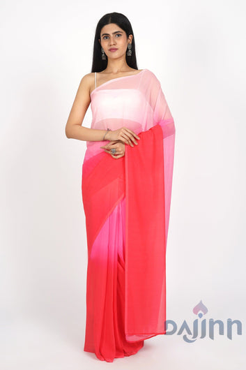 AYSR Boutique Peachy Perfection Pre-Draped Saree