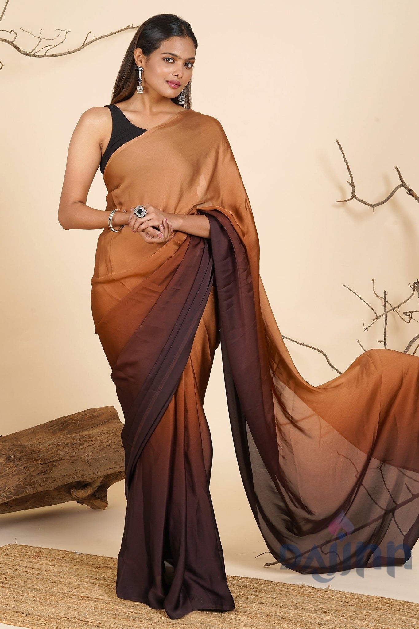 AYSR Boutique Azure Dreams Pre-Draped Saree