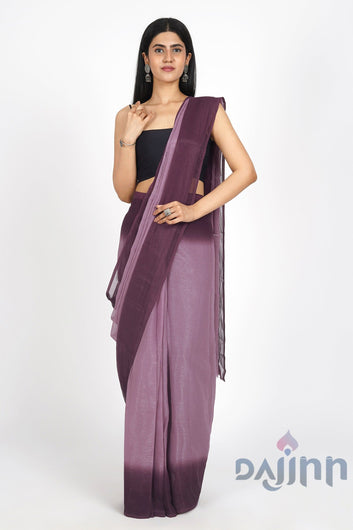 AYSR Boutique Opulent Ombre Pre-Draped Saree