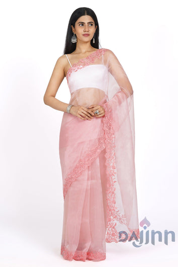 AYSR Boutique Blossom Breeze Organza Saree