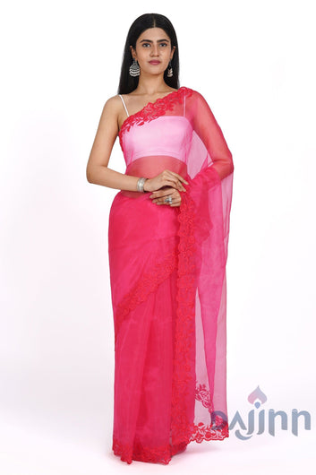 AYSR Boutique Spring Serenade Organza Saree