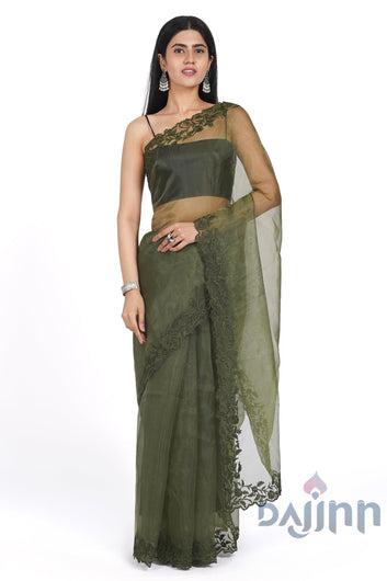 AYSR Boutique Meadowlark Mirage Organza Saree